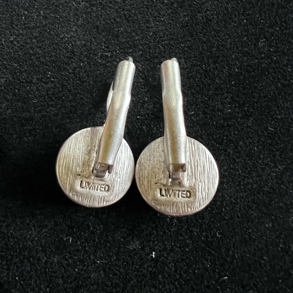 La Vie Parisienne Brown Enamel Earrings - Picture 2 of 3